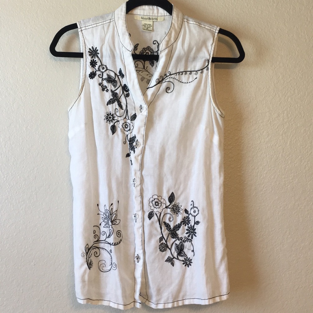 Susan Bristol Sleeveless Shirt